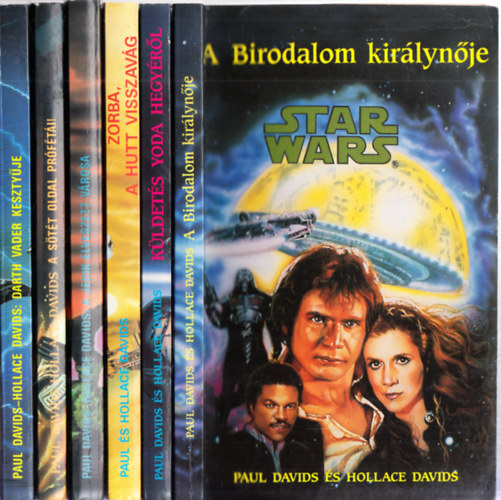 Paul and Hollace Davids - Star Wars Junior I-VI. (Darth Vader kesztyje + A Jedik elveszett vrosa + Zorba, a Hutt visszavg + Kldets Yoda hegyrl + A Birodalom kirlynje + A stt oldal prfti)- Teljes sorozat