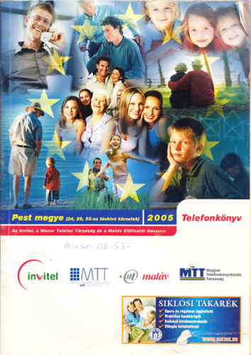 Telefonknyv - Pest megye 2005 (24, 29, 53-as tvhv krzetek)