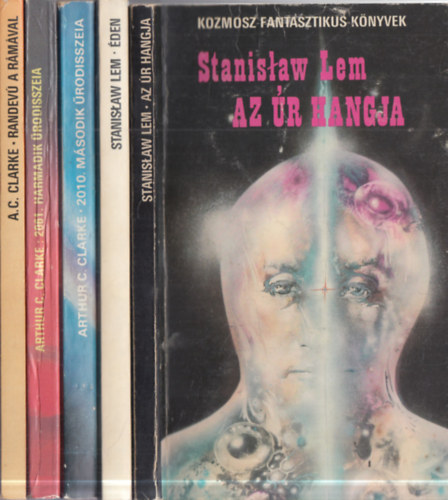 Stanislaw Lem Arthur C. Clarke - 5 db. sci-fi: Randev� a R�m�val + 2061. Harmadik �rodisszeia + 2010. M�sodik �rodisszeia + �den + Az �r hangja