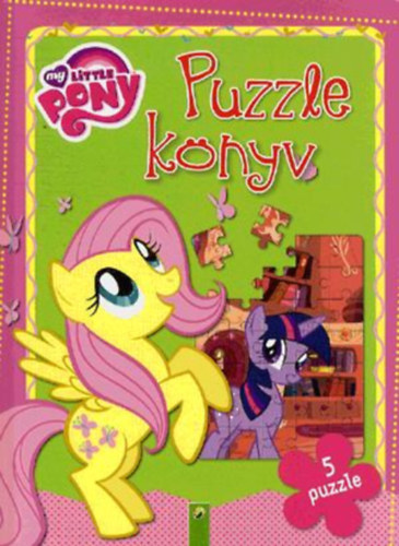 Schwager & Steinlein Verlag, - My Little Pony Puzzle k�nyv - Kedves p�nibar�tok k�pesk�nyve (5 egyenk�nt 35 darabos puzzle)