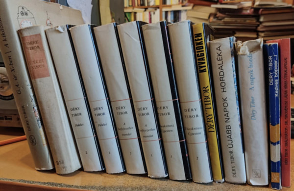 D�ry Tibor - 13 db D�ry Tibor: Kedves b�peer...!; Sir�lyh�ton/Dr. Nikod�musz L�z�r h�res �tikalandjai; A napok hordal�ka; �jabb napok hordal�ka; Kyvagiok�n; Theokritosz �jpesten 1-2. (I-II.)