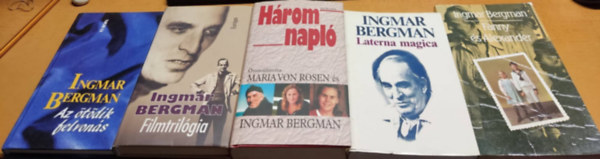 Maria von Rosen Ingmar Bergman - 5 db Ingmar Bergman: Az �t�dik felvon�s; Fanny �s Alexander; Filmtril�gia; H�rom napl�; Laterna magica