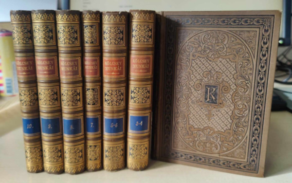 K�lcsey Ferencz - K�lcsei K�lcsey Ferencz minden munk�i I-X. (1-10. teljes sorozat) K�lcsey Ferencz versei, Elbesz�l�sek, Nyelv, irodalom �s sz�ptan, Philosophia �s historia, �rv�nysz�ki �s politikai besz�dek, Orsz�ggy�l�si napl�, Wessel�nyi Mikl�s