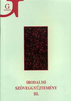 Szegedy-Masz�k Mih�ly - Irodalmi sz�veggy�jtem�ny III.