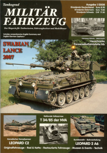 TANKOGRAD MILITARFAHRZEUG 1/2008 - tank magazin