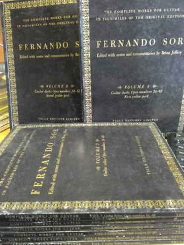 Fernando Sor - Fernando Sor - The complete works for guitar in facsimiles of the original editions 1-9.
