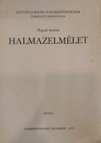 Hajnal Andrs - Halmazelmlet