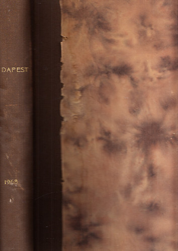 Budapest (A f�v�ros foly�irata)- 1968/1-12. (teljes �vfolyam, egybek�tve)