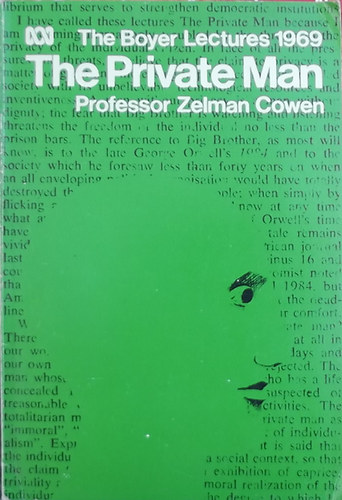 Zelman Cowen - The Private Man