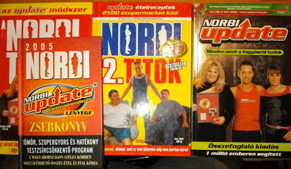 Schobert Norbert - A Norbi titok + Norbi: A 2. titok + Norbi update + 2005 Norbi zsebkönyv (4 kötet)