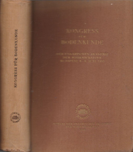 Tam�si J�nos - Kongress f�r Bodenkunde