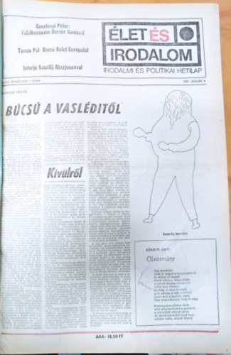 Bata Imre (szerk.) - Élet és irodalom XXXV. évfolyam 1991. 2 kötetben (teljes)