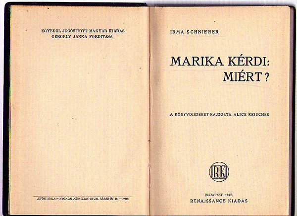 Schnierder Irma - Marika k�rdi:mi�rt?
