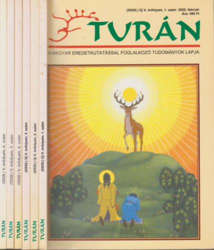 Eszterg�ly El�d (szerk.) - Tur�n 2002/1-6. (teljes �vfolyam, lapsz�monk�nt)- A magyar eredetkutat�ssal foglalkoz� tudom�nyok lapja
