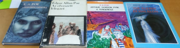 Edgar Allan Poe - 4 db E. A. Poe: A perverzi dmona + Az elveszett llegzet + Arthur Gordon Pym, a tengersz + Tl leten s hallon