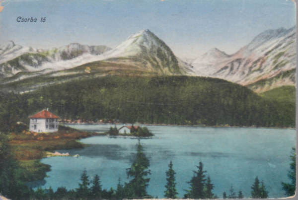 Csorba t� (r�gi k�peslap)