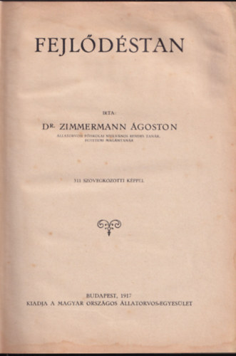 Dr. Zimmermann goston - Fejldstan