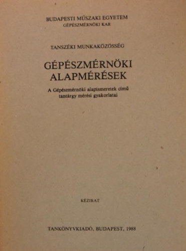 Gpszmrnki alapmrsek