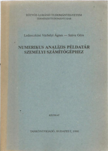 Numerikus analzis pldatr szemlyi szmtgphez