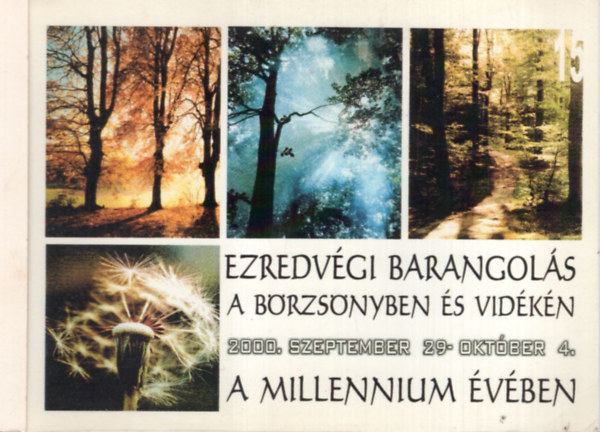 Simon M�ria  (szerk) - Ezredv�gi barangol�s a B�rzs�nyben �s vid�k�n 2000. szeptember 29-okt�ber 4.- A millennium �v�ben