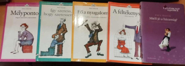 Paul Hauck - 5 db Paul Hauck: Mitől jó a házasság? + A féltékenység + Fő a nyugalom! + Így szeress, hogy szeressenek! + Mélyponton