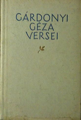 G�rdonyi G�za - G�rdonyi G�za versei