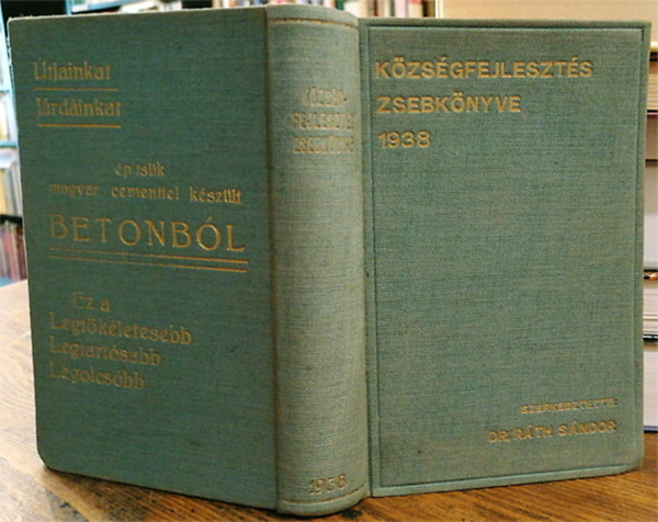 Dr. Rth Sndor  (szerk.) - Kzsgfejleszts Zsebknyve az 1938. vre