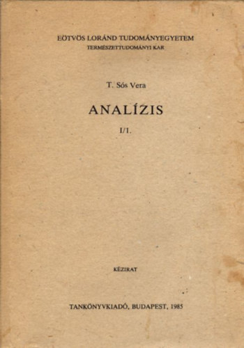 T. Ss Vera - Analzis I/1.