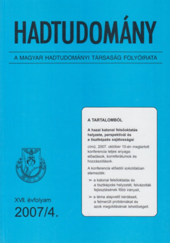 Hadtudomány 2007/4.