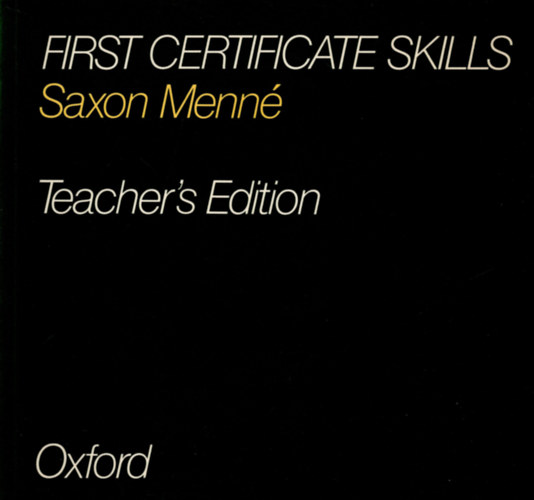 Saxon Menn - First Certificate Skills