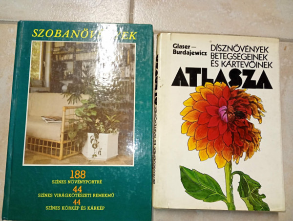 Glaser Tadeusz Lelkes Lajos  (szerk.) - Burdajewicz Stanislaw - 2 m� szoban�v�nyek t�mak�rben: D�szn�v�nyek, betegs�gek �s k�rtev�inek Atlasza - Szoban�v�nyek