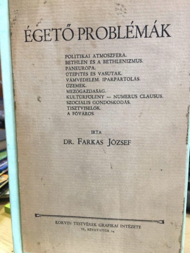 Dr. Farkas Jzsef - get problmk