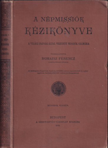 A npmissik kziknyve- A vilgi papsg ltal vezetett missik szmra
