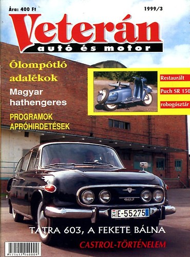 Ocskay Zoltn  (szerk.) - Vetern aut s motor 1999/3