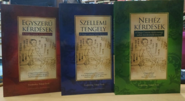 Tokaji Zsolt (ford.) - Sárga Császár trilógia: Nehéz kérdések + Egyszerű kérdések + Szellemi tengely (3 kötet)