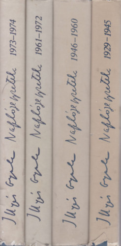 Illy�s Gyula - Napl�jegyzetek 1929-1974 (4 k�tet)