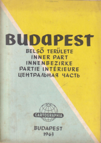 Budapest bels terlete trkp 1970
