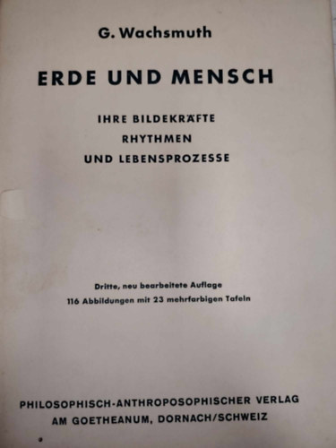 G. Wachsmuth - Erde und Mensch Band I