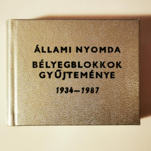 �llami Nyomda b�lyegblokkok gy�jtem�nye 1934-1987