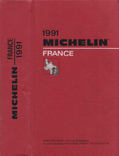 Michelin France 1991 - Hotel s tteremkalauz ( 2nyelv)