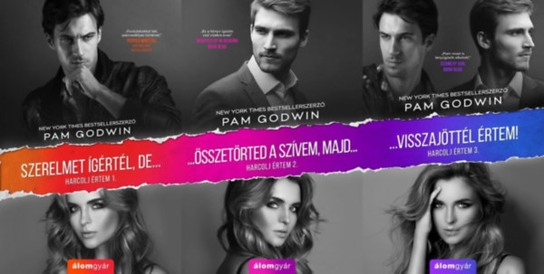 Pam Godwin - Harcolj rtem sorozat 1-3. (Szerelmet grtl, de... / ...sszetrted a szvem, majd... / ...Visszajttl rtem!)