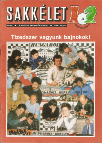 Sakklet (A magyar sakkozk lapja) 1991/3-10., 12