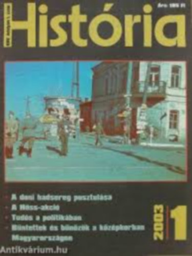 Histria XXV. vfolyam 1. szm (2003/1)