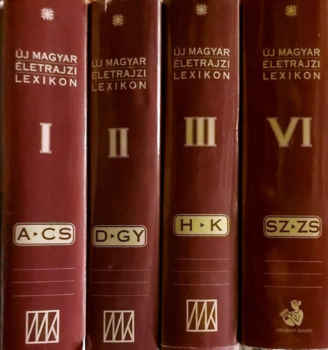 Mark� L�szl�  (f�szerk.) - �j magyar �letrajzi lexikon I-VI.