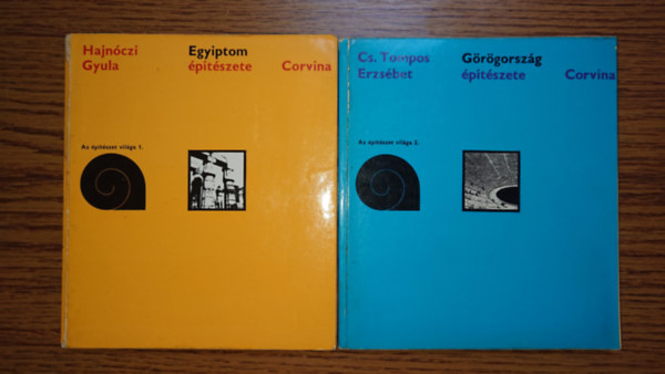 Hajnczi Gyula, Cs. Tompos Erzsbet - 2 knyv az kori ptszetrl: Egyiptom ptszete, Grgorszg ptszete