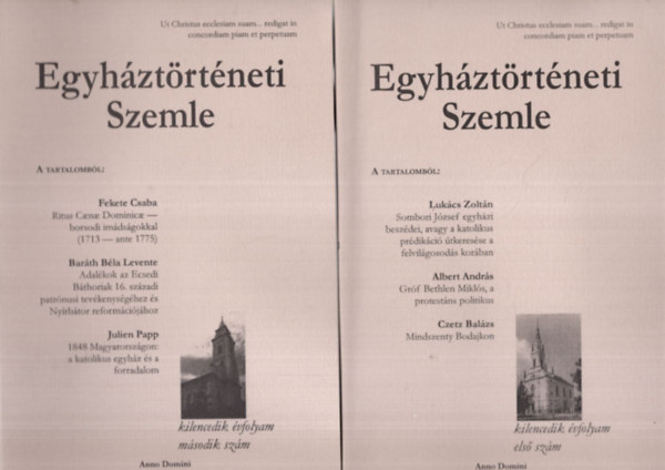 Dienes Dénes, Fazekas Csaba Balogh Judit - 4 db Egyháztörténeti Szemle 2008. IX. évf. 1., 2., 3., 4. számok ( együtt )