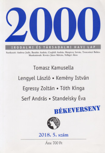2000 Irodalmi s Trsadalmi havi lap 2018 30. vf. 5. szm