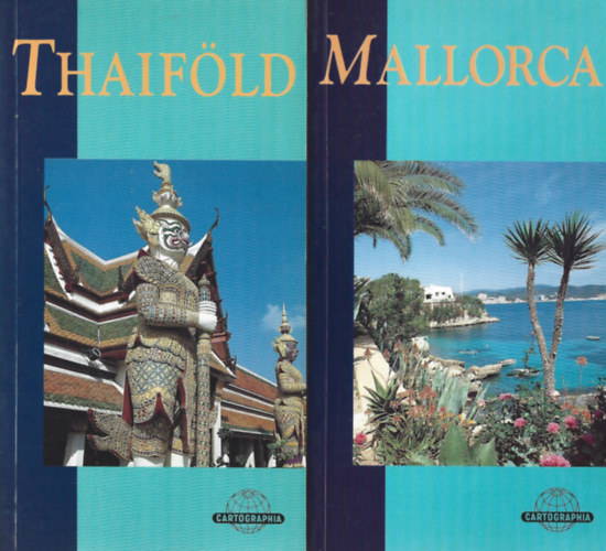 2 db Cartographia tiknyvek, Christine Osborne: Thaifld, Tom Burns: Mallorca