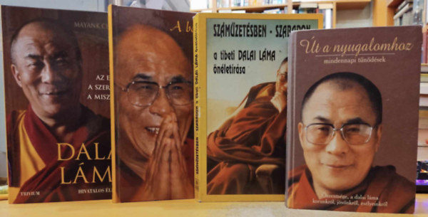 Dr. Howard C. Cutler, Mayank Chhaya Dalai Lma - 4 db A dalai Lma + A boldogsg mvszete + Szmzetsben - szabadon + t a nyugalomhoz