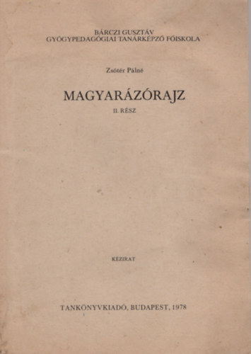 Zs�t�r P�ln� - Magyar�rz�rajz II. r�sz